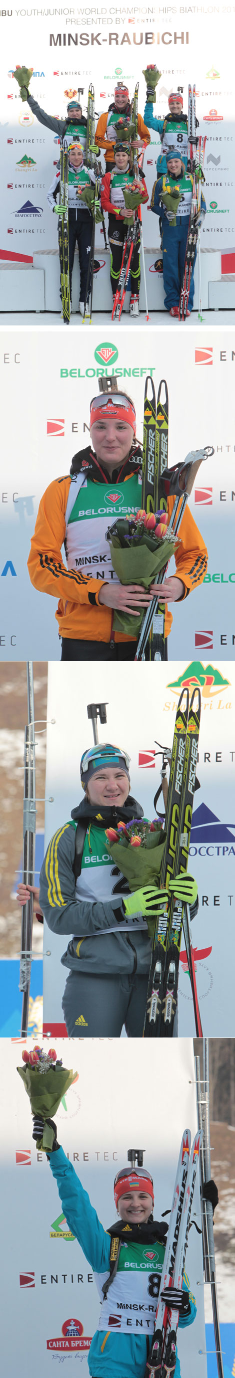 Champion Marie Heinrich (Germany), Galina Vishnevskaya (Kazakhstan), Yulia Zhuravok (Ukraine)