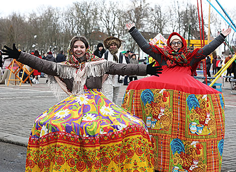 Maslenitsa celebrations in Polotsk