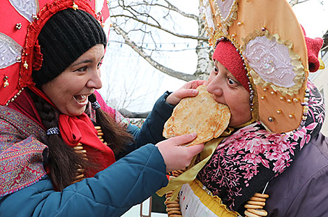 Maslenitsa celebrations in Polotsk