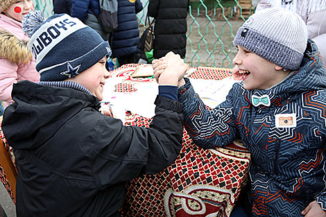 Maslenitsa celebrations in Gomel 