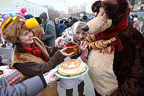 Maslenitsa in Gomel