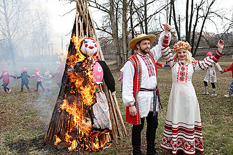 Maslenitsa celebrations in Gomel District