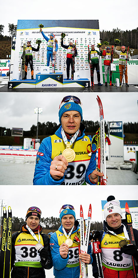 Matvey Eliseev of Russia wins IBU OECH Sprint Gold 