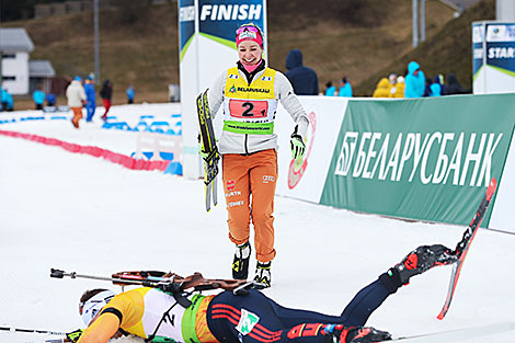 Single Mixed Relay (W+M) at the IBU Open European Biathlon Championships in Raubichi