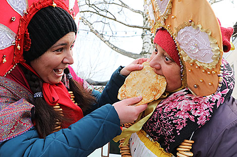 Maslenitsa celebrations in Polotsk