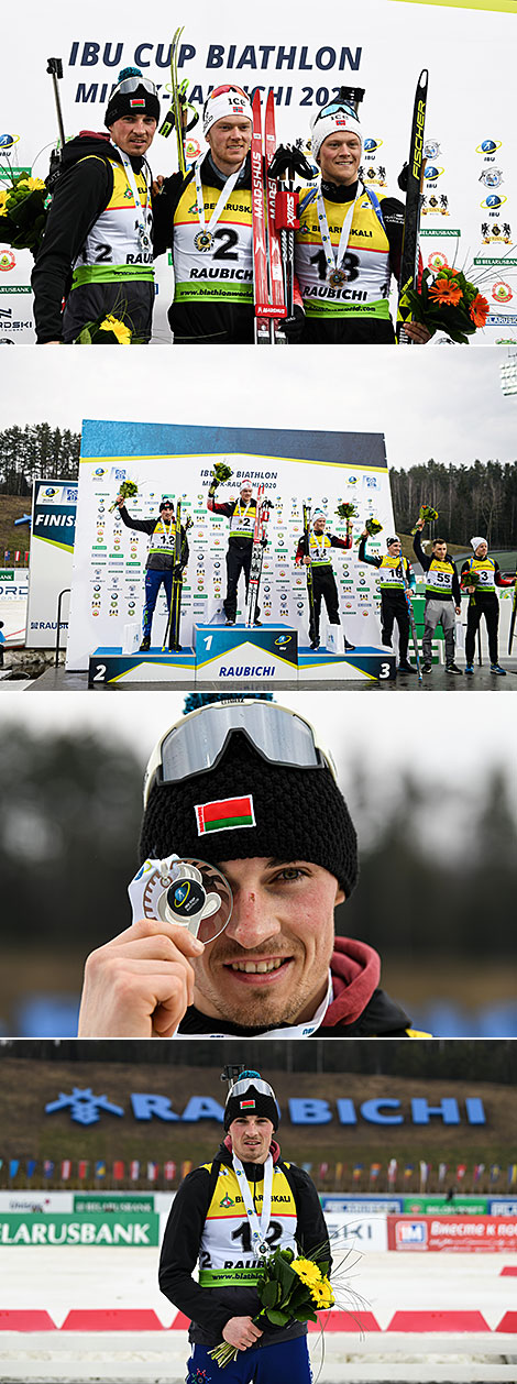 Belarus’ Maksim Varabei 2nd in IBU Cup sprint in Raubichi