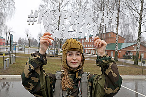 One Day in the Army for pageant participants from Vitebsk