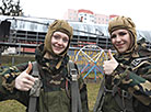 One Day in the Army for pageant participants from Vitebsk