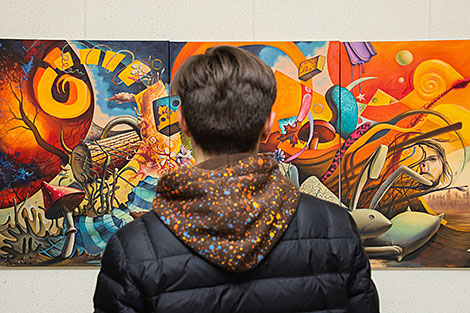 Young artists' exhibition in Brest