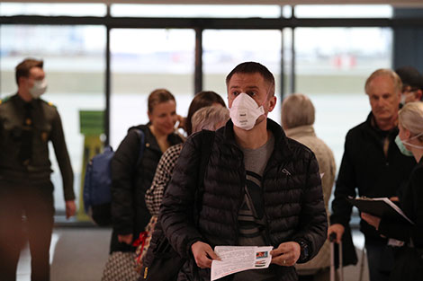 Screening at Minsk National Airport