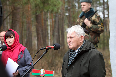 Мітынг у памяць аб вязнях лагера смерці 