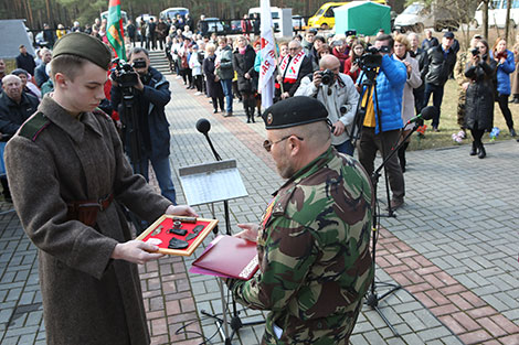 Митинг в память об узниках лагеря смерти 