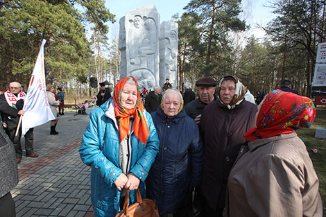 Митинг в память об узниках лагеря смерти 