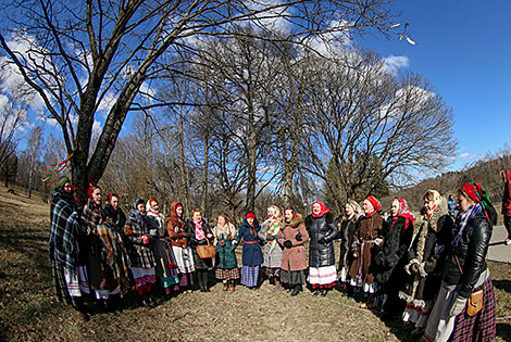 Calling of Spring rite in Vyazynka