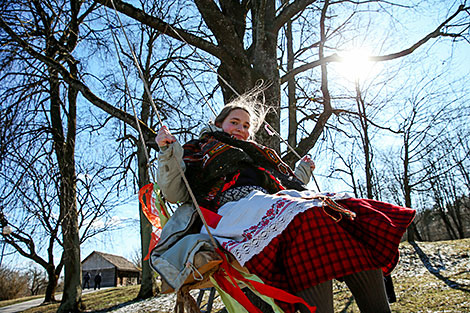 Calling of Spring rite in Vyazynka