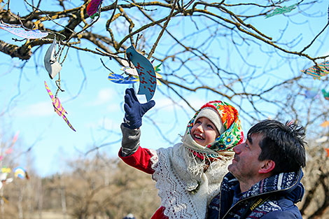 Calling of Spring rite in Vyazynka