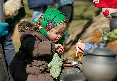 Calling of Spring rite in Vyazynka