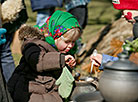 Calling of Spring rite in Vyazynka