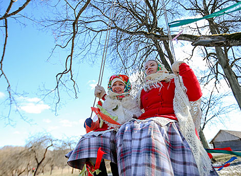 Calling of Spring rite in Vyazynka