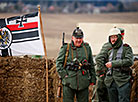 Reenactment show at Stalin Line near Minsk