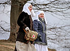 Reenactment show at Stalin Line near Minsk