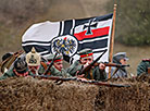 Reenactment show at Stalin Line near Minsk