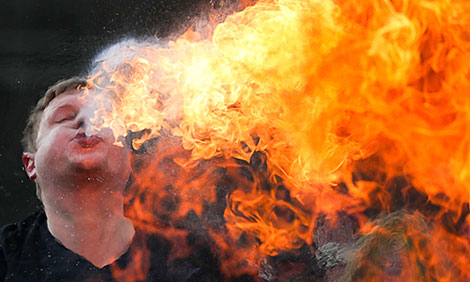 Maslenitsa celebration in Strochitsy