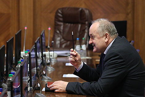 Chairman of the Board of the National Bank of the Republic of Belarus (NBRB) Pavel Kallaur