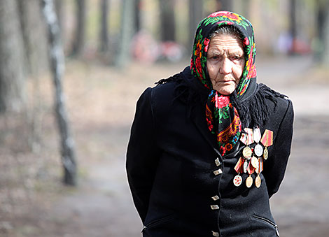 Мітынг у памяць аб вязнях лагера смерці 