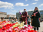 Празднование Вербного воскресенья в Красном костёле в Минске
