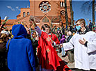 Palm Sunday in the Red Church in Minsk