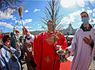 Palm Sunday in the Red Church in Minsk