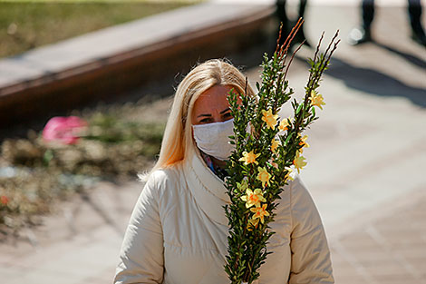 Belarusian Catholics celebrate Palm Sunday