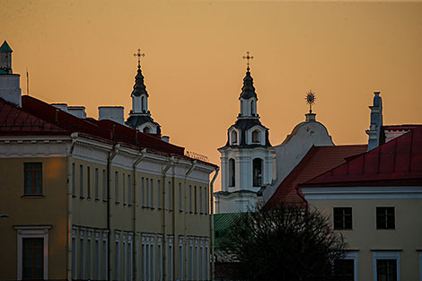 Верхний город в лучах закатного солнца