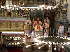 Easter service in St. Francis Xavier Cathedral in Grodno