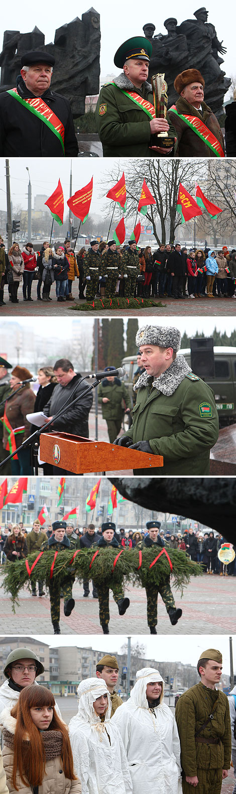 International Relay Race along CIS borders Victory-70 in Grodno