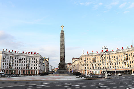 Victory Square in Minsk is nearly ready to reopen after renovation