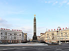 明斯克胜利广场在修复后几乎准备好开设