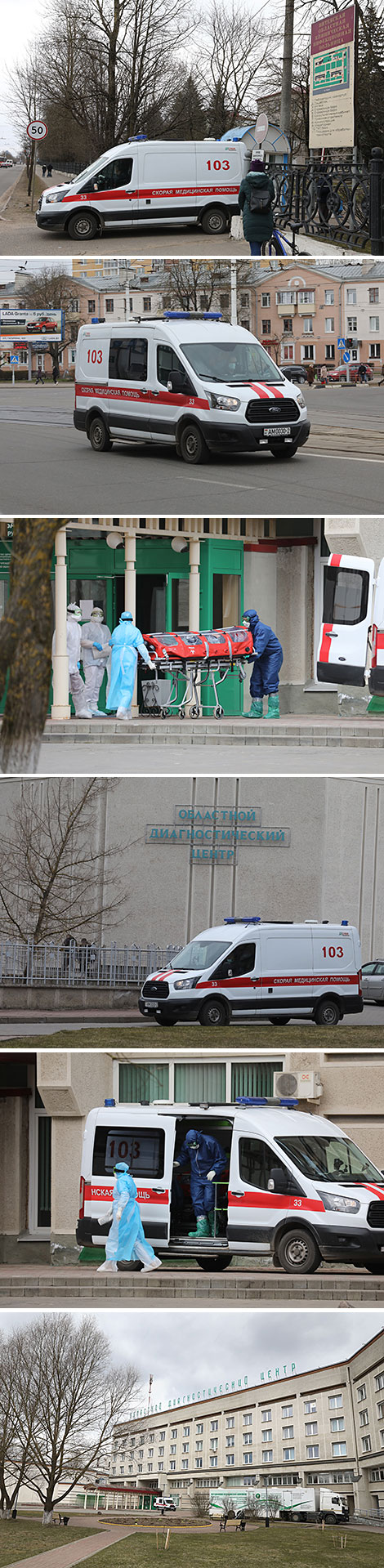 Транспортировка больного в диагностический центр в Витебске
