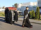 Good Friday: a religious procession around Grodno
