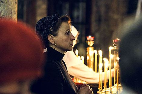 An Easter liturgy in Saint Nicholas’ Garrison Cathedral in Brest