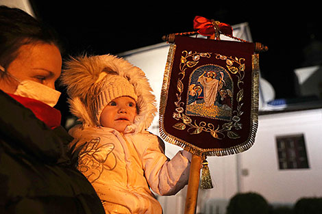 An Easter liturgy in Saint Nicholas’ Garrison Cathedral in Brest