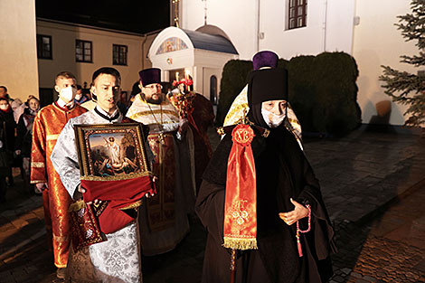 An Easter liturgy in Saint Nicholas’ Garrison Cathedral in Brest