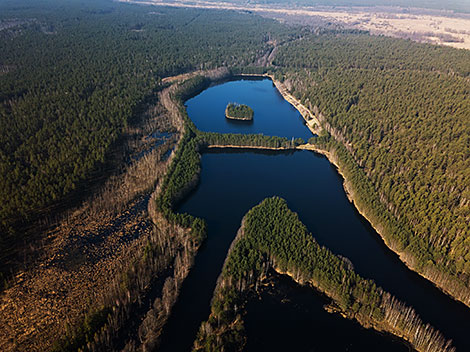 Syabrynskoye Water Reservoir from up high