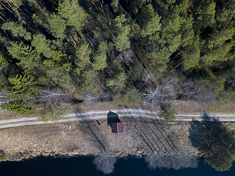 Syabrynskoye Water Reservoir from up high