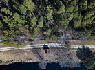 Syabrynskoye Water Reservoir from up high