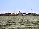 View of the Saint Onuphrius Church from Sporovskoye Lake water area