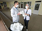 Babushkina Krynka company donates face masks to Mogilev hospitals