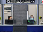 Санитарно-карантинный контроль пассажиров в Национальном аэропорту Минск