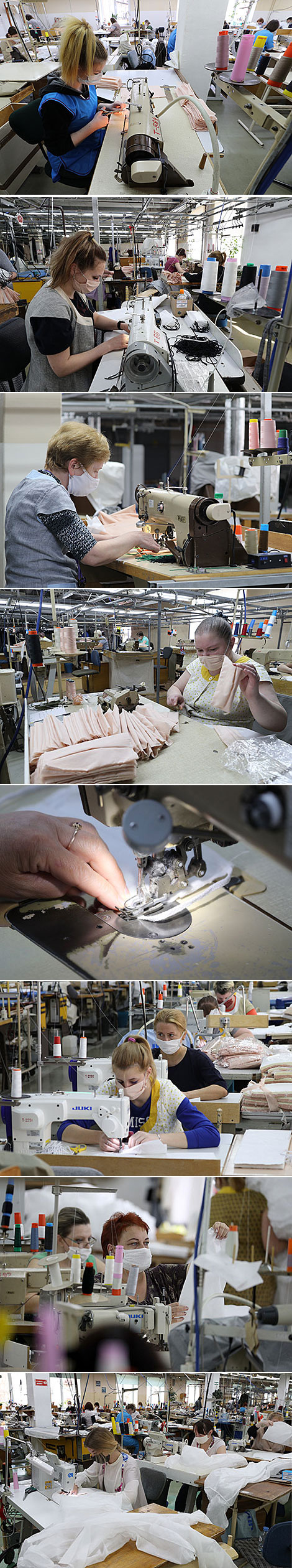 Belarus' Elema clothing brand repurposes all production lines to make protective gear